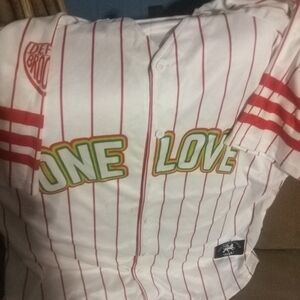 Deep Rooted Red and White Men's Jersey!